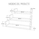 Set x3 Repisas Tipo U - Image 3