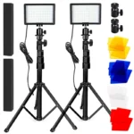 Luces con tripode set por 2