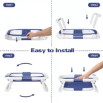 BAÑERA BEBE PLEGABLE COJIN + TERMOMETRO - Image 7