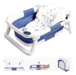 BAÑERA BEBE PLEGABLE COJIN + TERMOMETRO