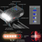 Combo Luz Para Bicicleta (Bike Light)