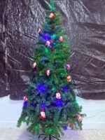 Árbol de navidad + muñecos+ luces de 180