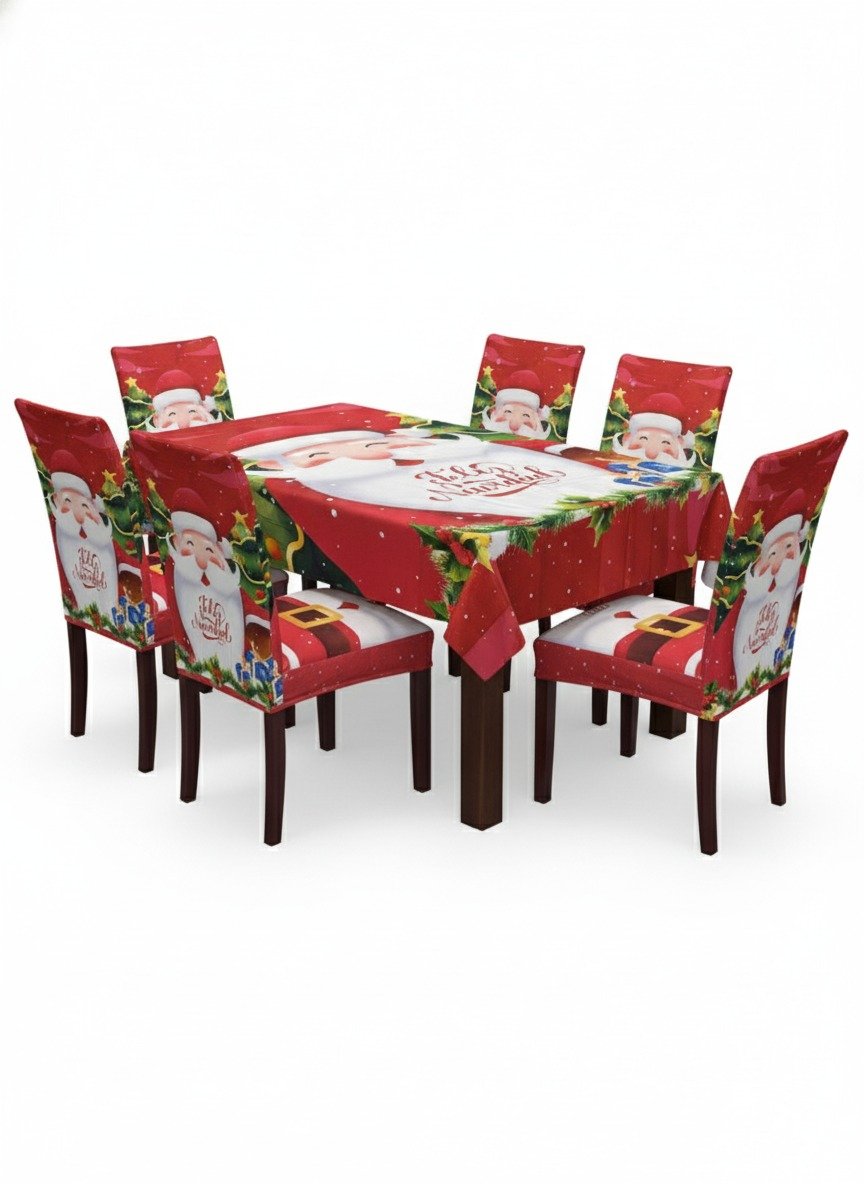 1762364848Imagen de WhatsApp 2025-11-05 a las 11.27.46_f985b6c0 Set mantel + 6 fundas sillas NAVIDAD - Image 1